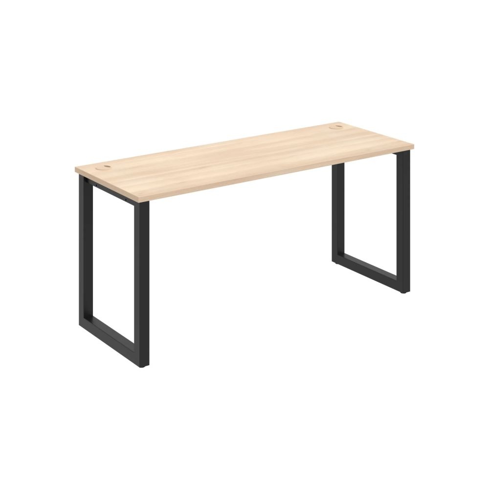 HOBIS kancelársky stôl rovný - UE O 1600, hĺbka 60 cm, agát