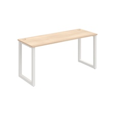HOBIS kancelársky stôl rovný - UE O 1600, hĺbka 60 cm, agát - 1