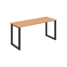 HOBIS kancelársky stôl rovný - UE O 1600, hĺbka 60 cm, buk - 1