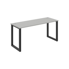 HOBIS kancelársky stôl rovný - UE O 1600, hĺbka 60 cm, šedá - 1