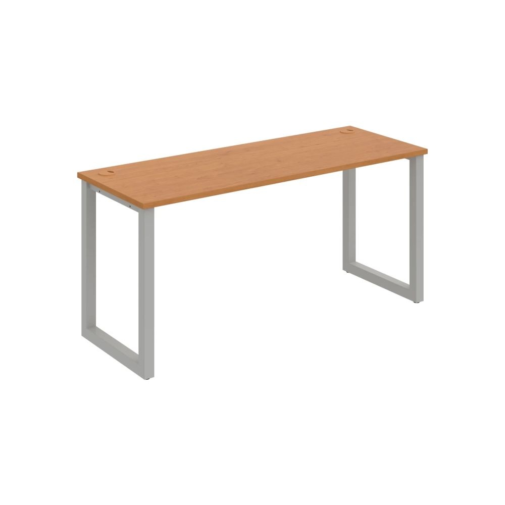 HOBIS kancelársky stôl rovný - UE O 1600, hĺbka 60 cm, jelša