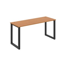 HOBIS kancelársky stôl rovný - UE O 1600, hĺbka 60 cm, jelša - 1