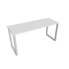 HOBIS kancelársky stôl rovný - UE O 1600, hĺbka 60 cm, biela