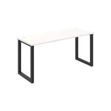 HOBIS kancelársky stôl rovný - UE O 1600, hĺbka 60 cm, biela - 1