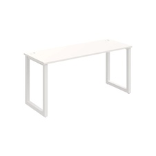 HOBIS kancelársky stôl rovný - UE O 1600, hĺbka 60 cm, biela - 2