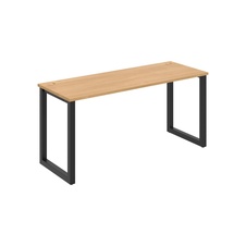 HOBIS kancelársky stôl rovný - UE O 1600, hĺbka 60 cm, dub - 1