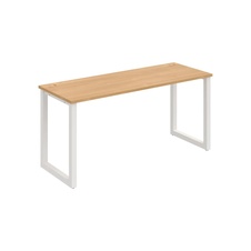 HOBIS kancelársky stôl rovný - UE O 1600, hĺbka 60 cm, dub - 2