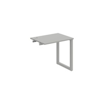 HOBIS prídavný stôl rovný - UE O 800 R, hĺbka 60 cm, šedá
