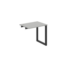 HOBIS prídavný stôl rovný - UE O 800 R, hĺbka 60 cm, šedá - 1