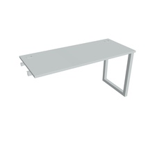 HOBIS prídavný stôl rovný - UE O 1400 R, hĺbka 60 cm, šedá