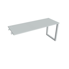 HOBIS prídavný stôl rovný - UE O 1600 R, hĺbka 60 cm, šedá