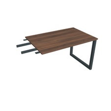 HOBIS prídavný stôl do uhla - US O 1200 RU, hĺbka 80 cm, orech - 1
