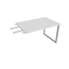 HOBIS prídavný stôl do uhla - US O 1200 RU, hĺbka 80 cm, biala