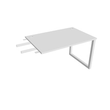 HOBIS prídavný stôl do uhla - US O 1200 RU, hĺbka 80 cm, biala - 2