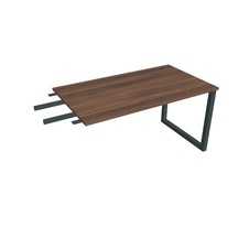 HOBIS prídavný stôl do uhla - US O 1400 RU, hĺbka 80 cm, orech - 1