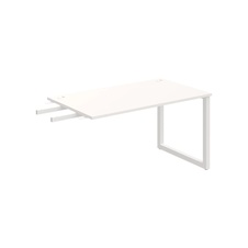 HOBIS prídavný stôl do uhla - US O 1400 RU, hĺbka 80 cm, biela - 2