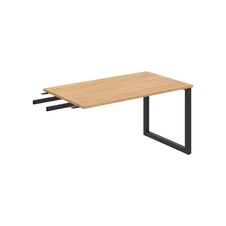 HOBIS prídavný stôl do uhla - US O 1400 RU, hĺbka 80 cm, dub - 1