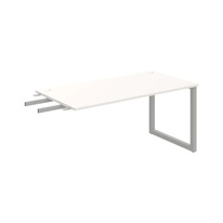 HOBIS prídavný stôl do uhla - US O 1600 RU, hĺbka 80 cm, biela