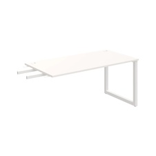 HOBIS prídavný stôl do uhla - US O 1600 RU, hĺbka 80 cm, biela - 2
