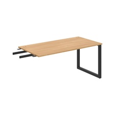 HOBIS prídavný stôl do uhla - US O 1600 RU, hĺbka 80 cm, dub - 1