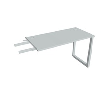 HOBIS prídavný stôl do uhla - UE O 1200 RU, hĺbka 60 cm, šedá