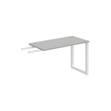 HOBIS prídavný stôl do uhla - UE O 1200 RU, hĺbka 60 cm, šedá - 2