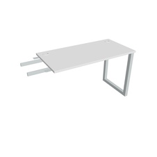 HOBIS prídavný stôl do uhla - UE O 1200 RU, hĺbka 60 cm, biela