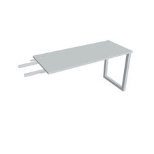 HOBIS prídavný stôl do uhla - UE O 1400 RU, hĺbka 60 cm, šedá