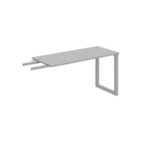HOBIS prídavný stôl do uhla - UE O 1400 RU, hĺbka 60 cm, šedá