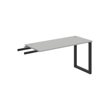 HOBIS prídavný stôl do uhla - UE O 1400 RU, hĺbka 60 cm, šedá - 1