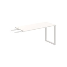 HOBIS prídavný stôl do uhla - UE O 1400 RU, hĺbka 60 cm, biela - 2
