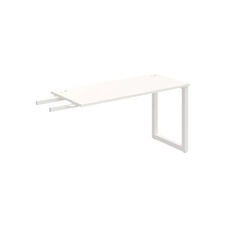 HOBIS prídavný stôl do uhla - UE O 1400 RU, hĺbka 60 cm, biela - 2