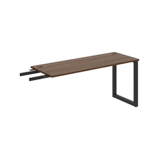 HOBIS prídavný stôl do uhla - UE O 1600 RU, hĺbka 60 cm, orech - 1