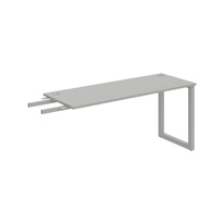 HOBIS prídavný stôl do uhla - UE O 1600 RU, hĺbka 60 cm, šedá