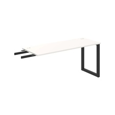 HOBIS prídavný stôl do uhla - UE O 1600 RU, hĺbka 60 cm, biela - 1