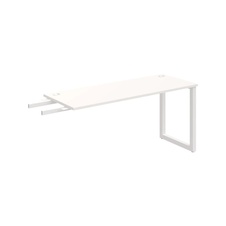 HOBIS prídavný stôl do uhla - UE O 1600 RU, hĺbka 60 cm, biela - 2