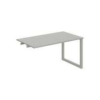 HOBIS prídavný rokovací stôl rovný - UJ O 1400 R, šedá
