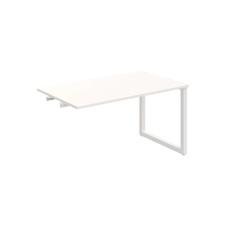 HOBIS prídavný rokovací stôl rovný - UJ O 1400 R, biela - 2