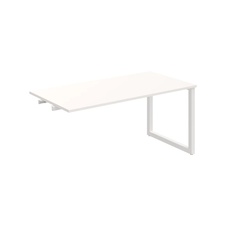 HOBIS prídavný rokovací stôl rovný - UJ O 1600 R, biela - 2