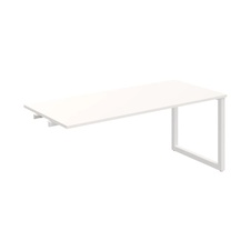 HOBIS prídavný rokovací stôl rovný - UJ O 1800 R, biela - 2