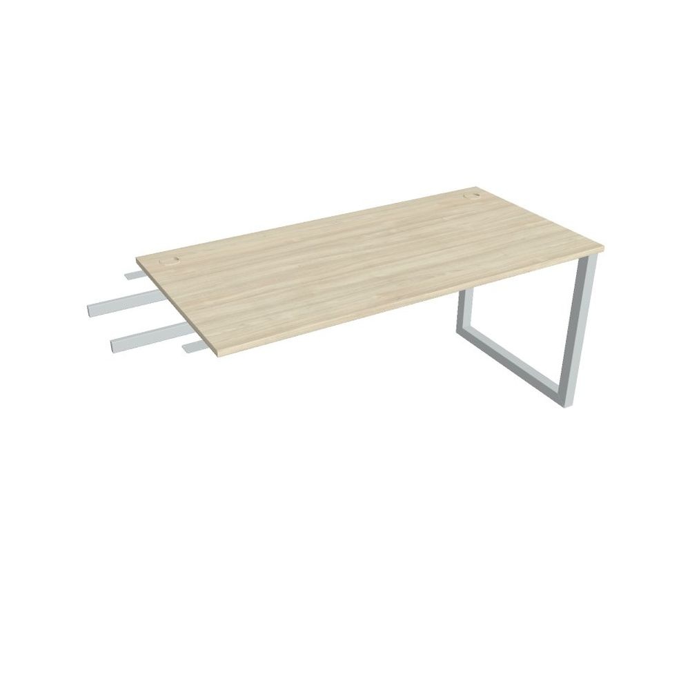HOBIS prídavný stôl do uhla - US O 1600 RU, hĺbka 80 cm, agát
