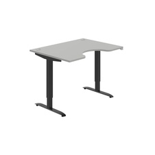 HOBIS ergo elektr.staviteľný stôl 120 cm, stand. ovláda. - MSE 2 1200, sivá - 1