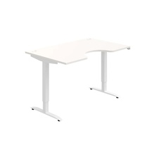 HOBIS ergo elektr.staviteľný stôl 140 cm, stand. ovláda. - MSE 2 1400, biela - 2