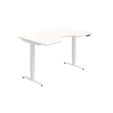 HOBIS ergo elektr.staviteľný stôl 140 cm, pamäť. ovláda. - MSE 2M 1400, biela - 2