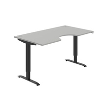 HOBIS ergo elektr.staviteľný stôl 160 cm, stand. ovláda. - MSE 2 1600, sivá - 1