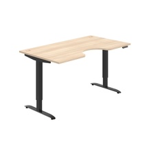 HOBIS ergo elektr.staviteľný stôl 160 cm, pamäť. ovláda. - MSE 2M 1600, agát - 1
