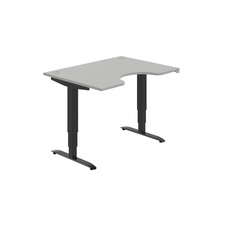 HOBIS ergo elektr.staviteľný stôl 120 cm, stand. ovláda. - MSE 3 1200, sivá - 1