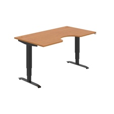 HOBIS ergo elektr.staviteľný stôl 160 cm, stand. ovláda. - MSE 3 1600, jelša - 1