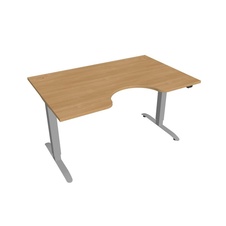 HOBIS ergo elektr.staviteľný stôl 140 cm, stand. ovláda. - MSE 2 1400, dub - 2