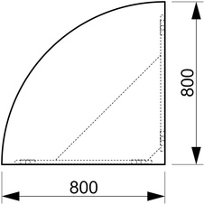 HOBIS prídavný stôl spojovací ľavý - GP 902 L, agát - 1